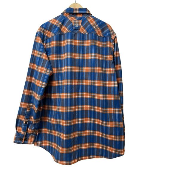 Alaskan Hardgear Mens Boars Nest Plaid Flannel Button Up Shirt Size XLT Country - Picture 2 of 9